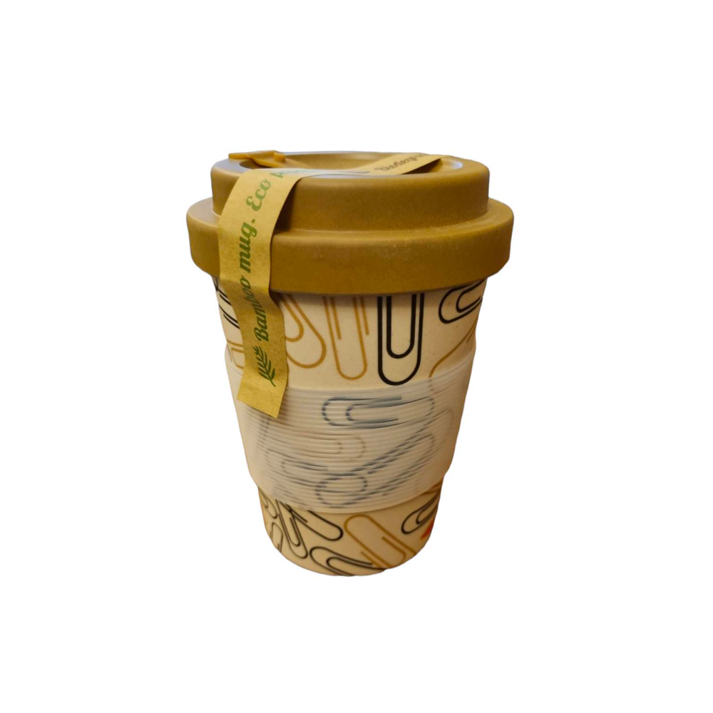 
                  
                    Cargar imagen en el visor de la galería, Mug taza reutilizable fibra de Bamboo 350 ml, Oroley
                  
                